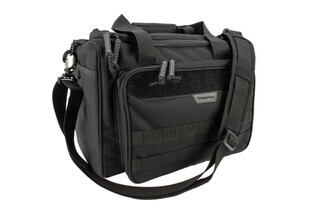 Propper Range Bag in Black features a padded adjustable shoulder strap